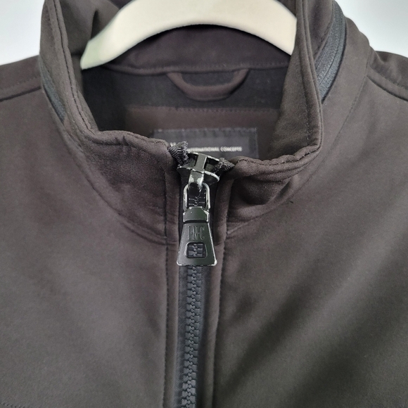 INC International Concepts Zip-Up Fleece Lined Softshell Jacket Men's S Brown - Picture 3 of 12